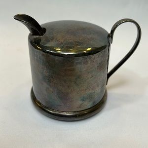 HKE 1000 Feinsilber Auf Lage DBP Silverplate German Canned Milk Jug